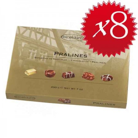 lot de 8 boites chocolats...